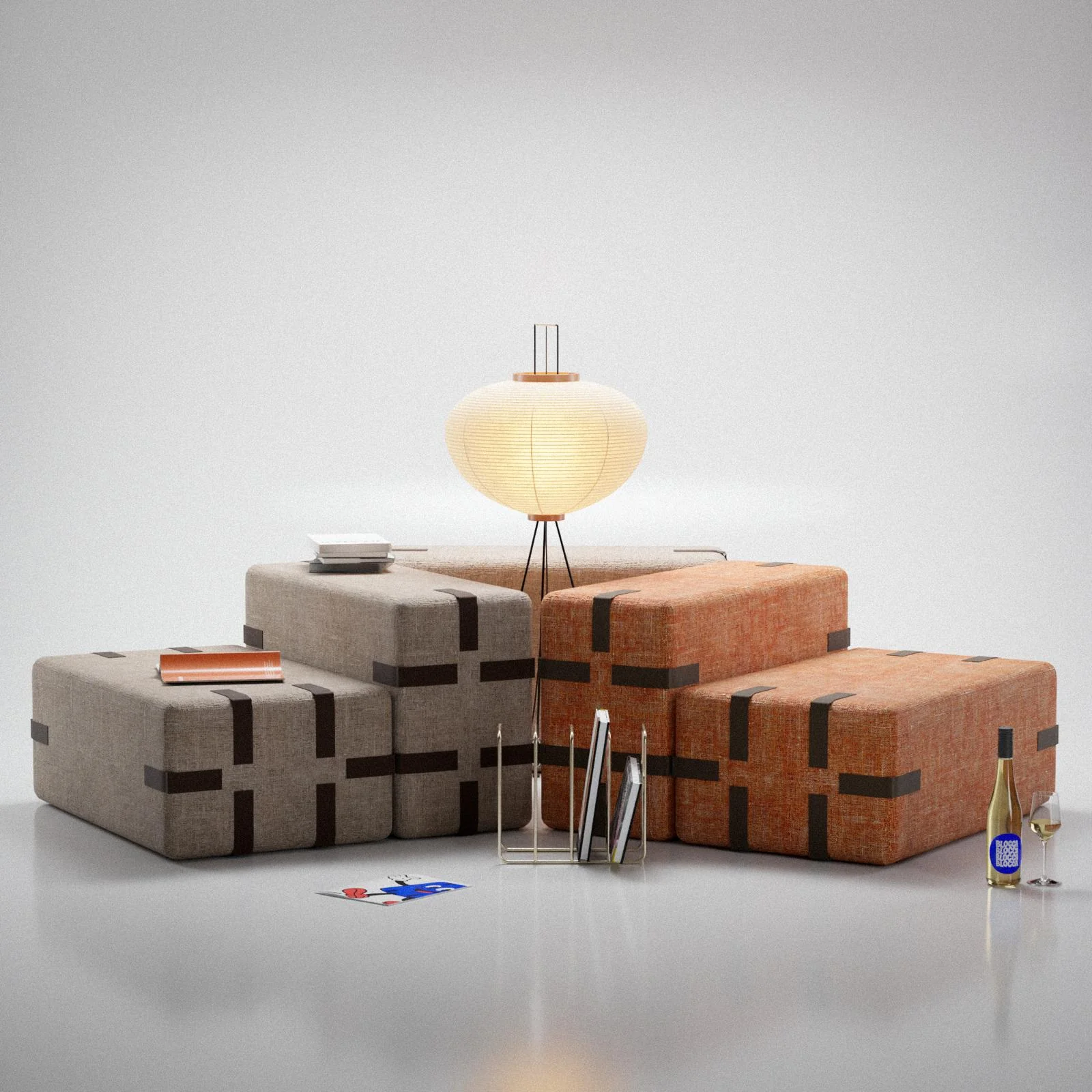 blocca modules, Render