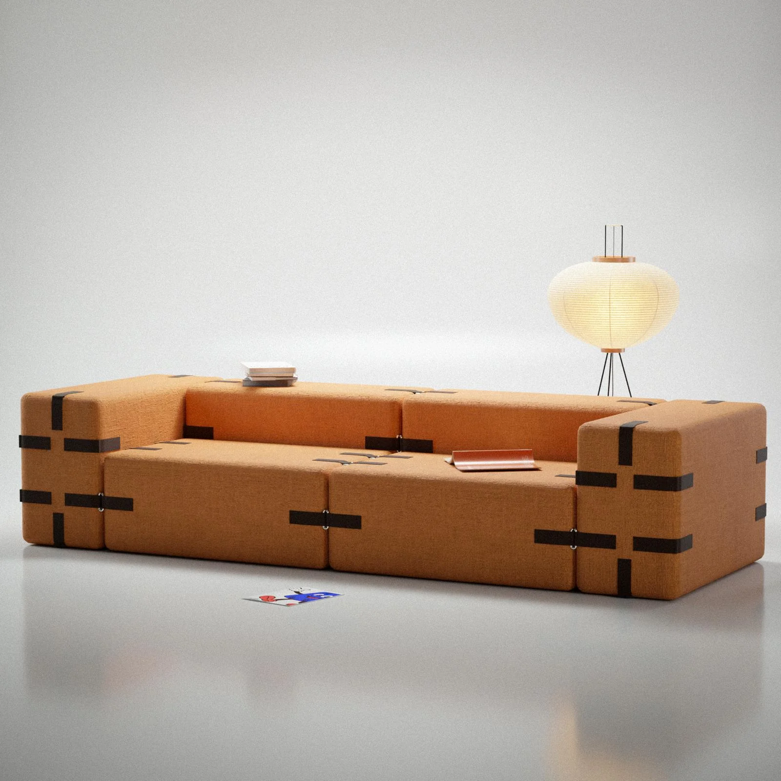 blocca couch, Render