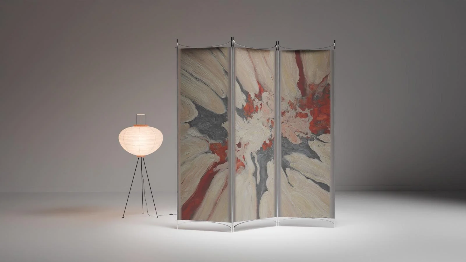 Room divider, Painting print